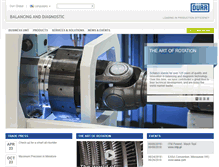 Tablet Screenshot of durr-balancing.com